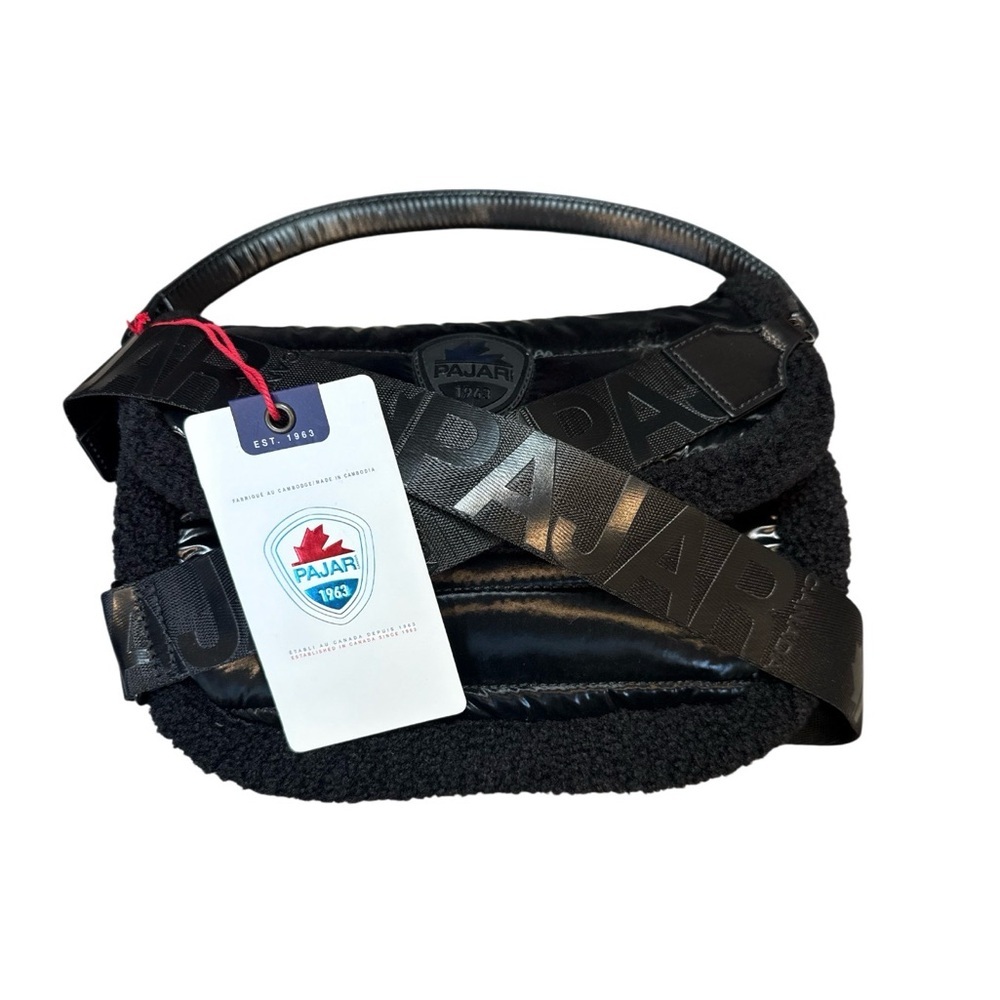 Pajar Glossy Black Shoulder Bag - Picture 8 of 8